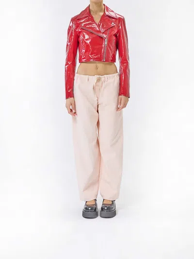Moschino Jacket In Red