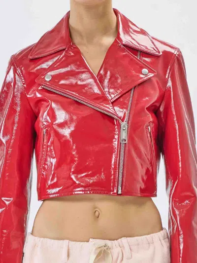Moschino Jacket In Red