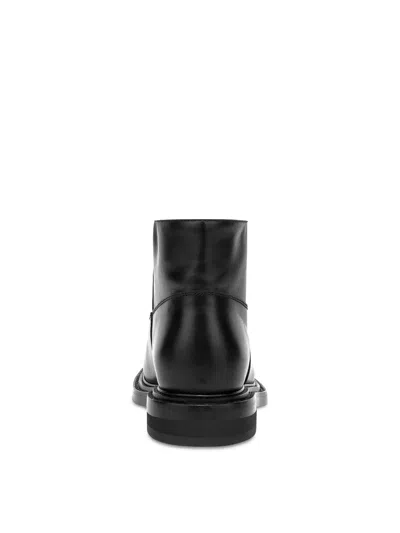 Moschino Ankle Boots In Black