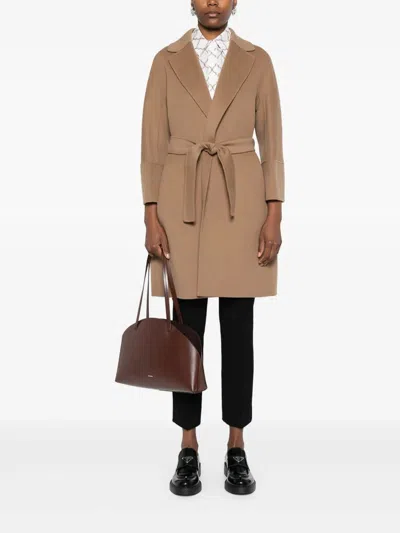 Max Mara Coat In Brown