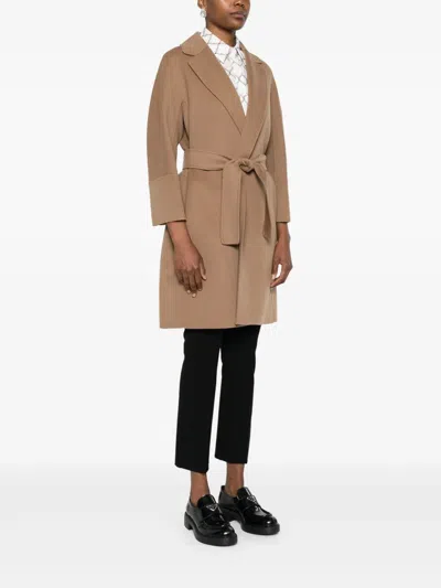 Max Mara Coat In Brown