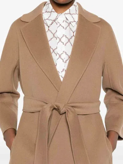 Max Mara Coat In Brown
