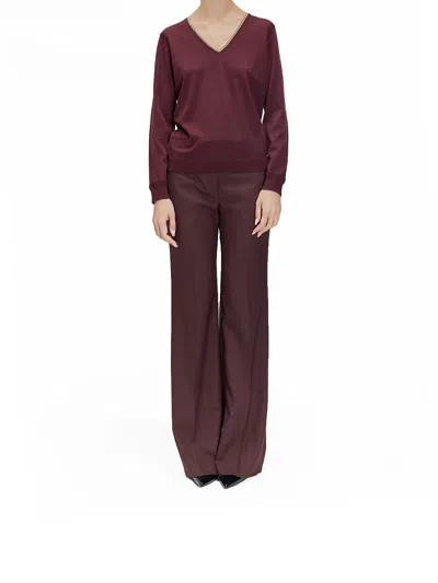 Paul Smith Pullover In Burgundy