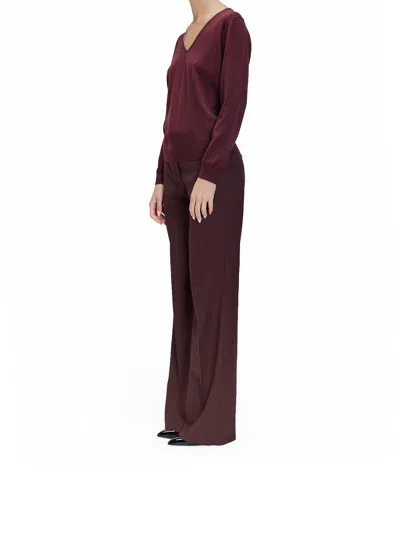 Paul Smith Pullover In Burgundy