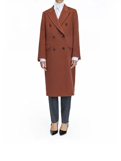 Paul Smith Coat In Brown