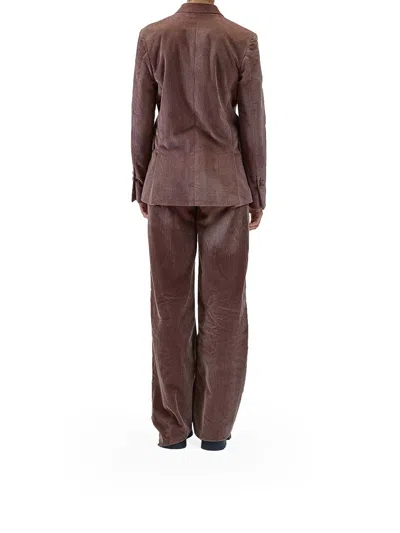 Paul Smith Jacket In Brown