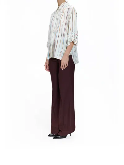 Paul Smith Silk Shirt In Multi