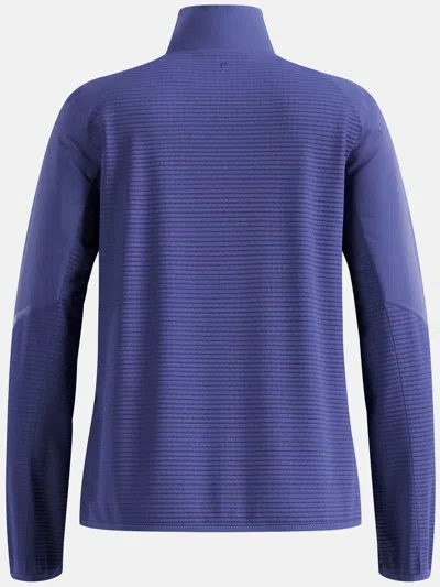 Odlo Textured Performance Jacket In Blue