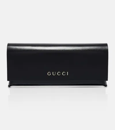 Gucci Script Square Sunglasses In Neutral