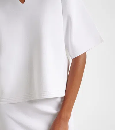 Max Mara Dolce Oversized Top In White