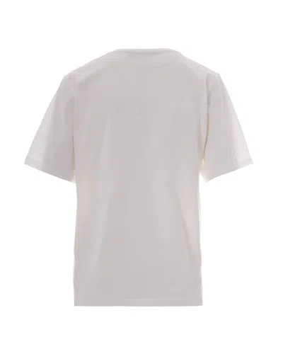 Weekend Max Mara T-shirt Dritta Bianca In White