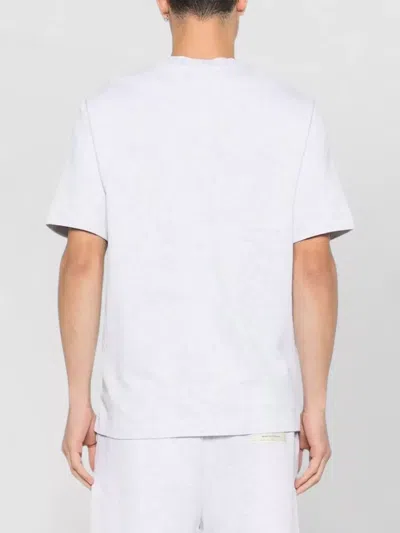 Jacquemus Le T-shirt Gros Grain White T-shirt With Logo Patch On The Front In Cotton Man In White