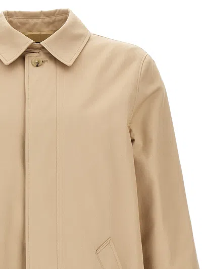 A.p.c. Mens Ville Cotton Raincoat In Neutral