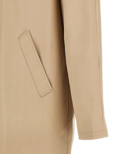 A.p.c. Mens Ville Cotton Raincoat In Neutral
