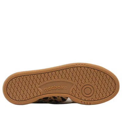 Reebok Club C Grounds Uk Sneakers Vintage Leopard In Brown