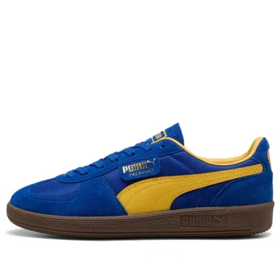 Puma Palermo Man Sneakers Azure Size 9 Cowhide In Royal Blue