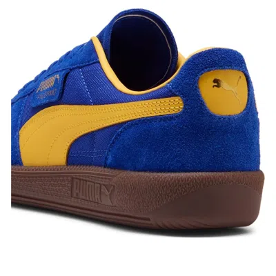 Puma Palermo Man Sneakers Azure Size 9 Cowhide In Royal Blue