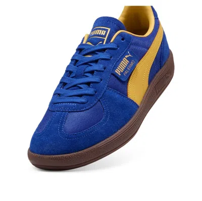 Puma Palermo Man Sneakers Azure Size 9 Cowhide In Royal Blue