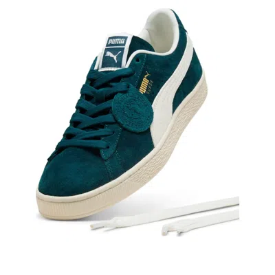 Puma Charles F. Stead Suede Sneaker In Green
