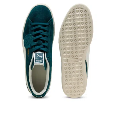 Puma Charles F. Stead Suede Sneaker In Green