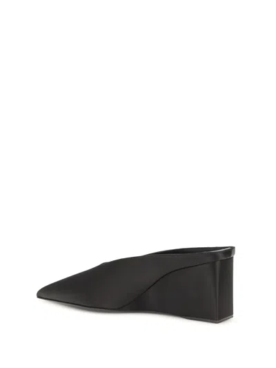 Alaïa Alaia Black Velvet Cube-heeled Mule Women In Black