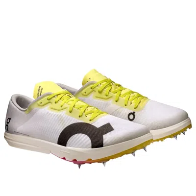 On Running Cloudspike Amplius 2 'white Yellow Raspberry' In Multi