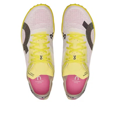 On Running Cloudspike Citius 2 'white Yellow Raspberry' In Multi