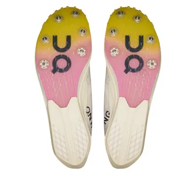 On Running Cloudspike Citius 2 'white Yellow Raspberry' In Multi