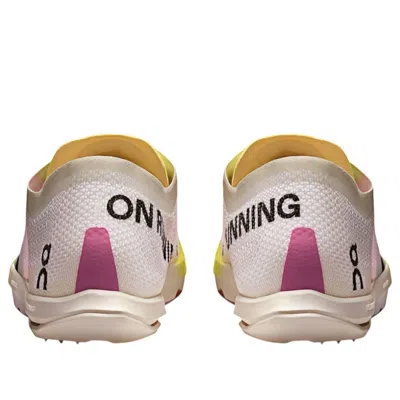 On Running Cloudspike Citius 2 'white Yellow Raspberry' In Multi