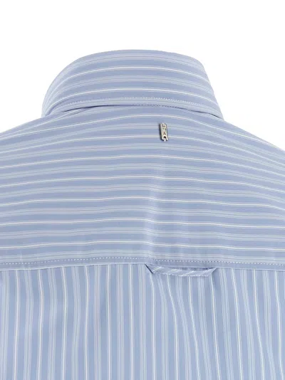 Ami Alexandre Mattiussi Ami Paris Ami Paris Ruffled Cotton Poplin Shirt In Gray