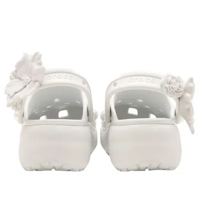 Crocs Classic Platform Glitter Sandals In Multi