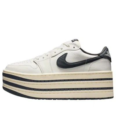 Jordan 1 Low Triple Stack Sneakers In White