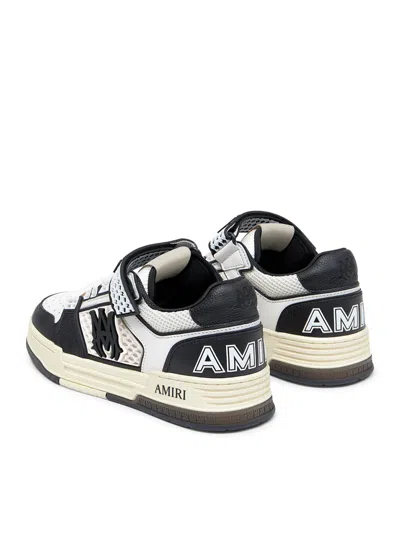 Amiri Men Two-tone Leather And Mesh Ma Skyline Sneakers In Multi