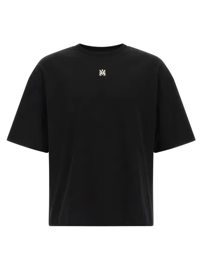 Amiri Logo-embroidered T-shirt In Black