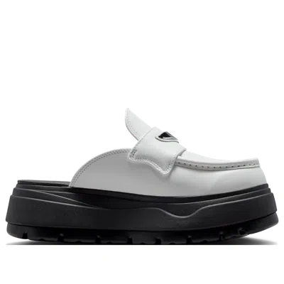 Jordan Penny-bar Platform Mule In Gray