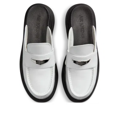 Jordan Penny-bar Platform Mule In Gray