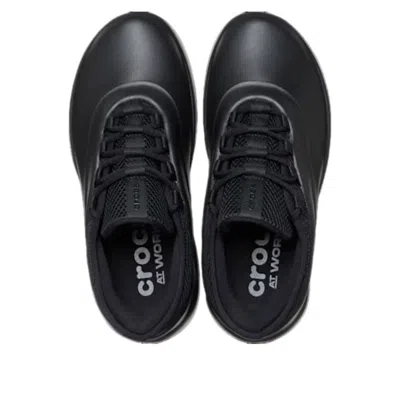 Crocs Bistro No Hands Work Sneaker In Black