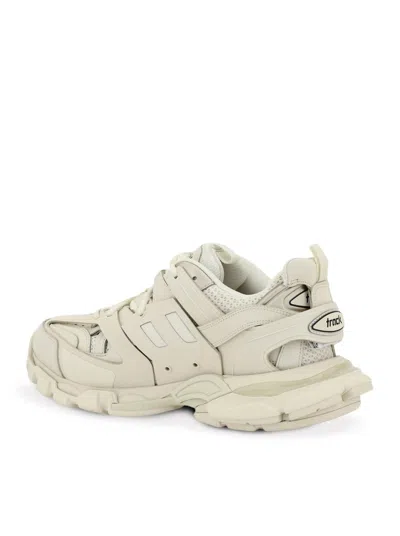 Balenciaga Track Faux-leather And Recycled-mesh Trainers In White