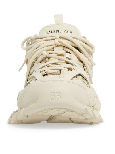 Balenciaga Track Faux-leather And Recycled-mesh Trainers In White