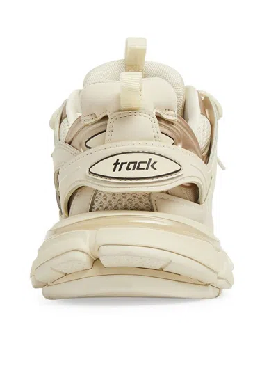 Balenciaga Track Faux-leather And Recycled-mesh Trainers In White