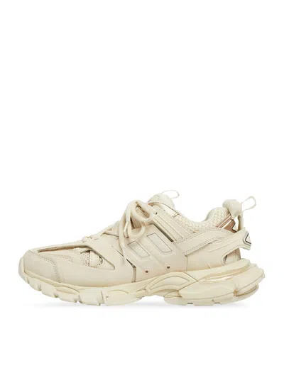 Balenciaga Track Faux-leather And Recycled-mesh Trainers In White