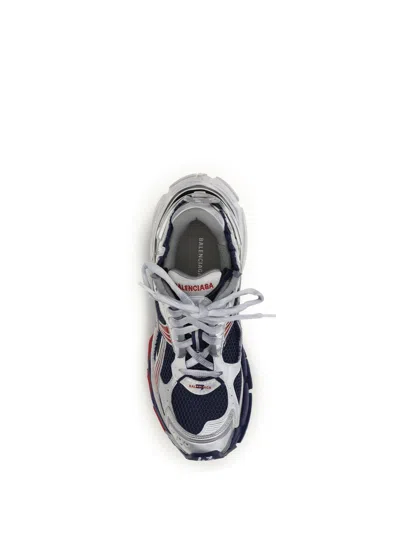 Balenciaga Mesh Panel Runner Sneakers Reflective Elements In Multi