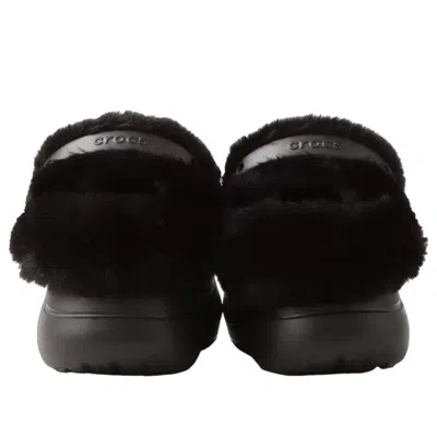 Crocs Bae Fur Lined Clogs In Black