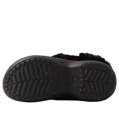 Crocs Bae Fur Lined Clogs In Black