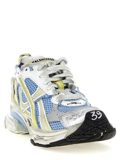 Balenciaga Sneaker Runner In Polyurethane And Polyester In Multi