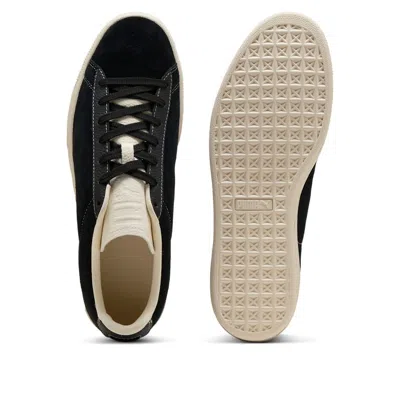 Puma Suede Icons Logo-detail Sneakers In Black