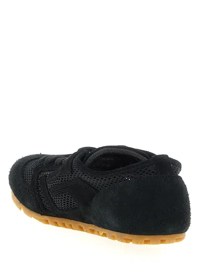 Balmain Racer 45 Suede And Perforated Mesh Sneakers In Multi