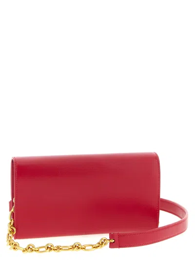 Balmain Fuchsia Shuffle Crossbody Bag In Pink