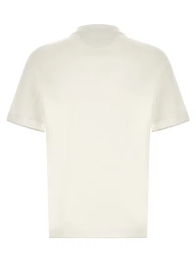 Brunello Cucinelli Men Double Layer T-shirt In Neutral