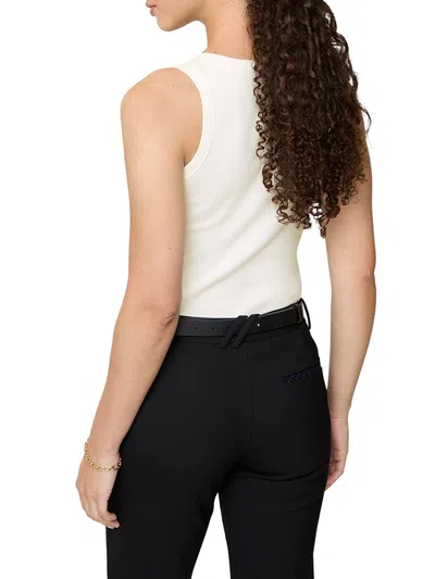 Burberry Adjustable-drawcord Tank Top In White